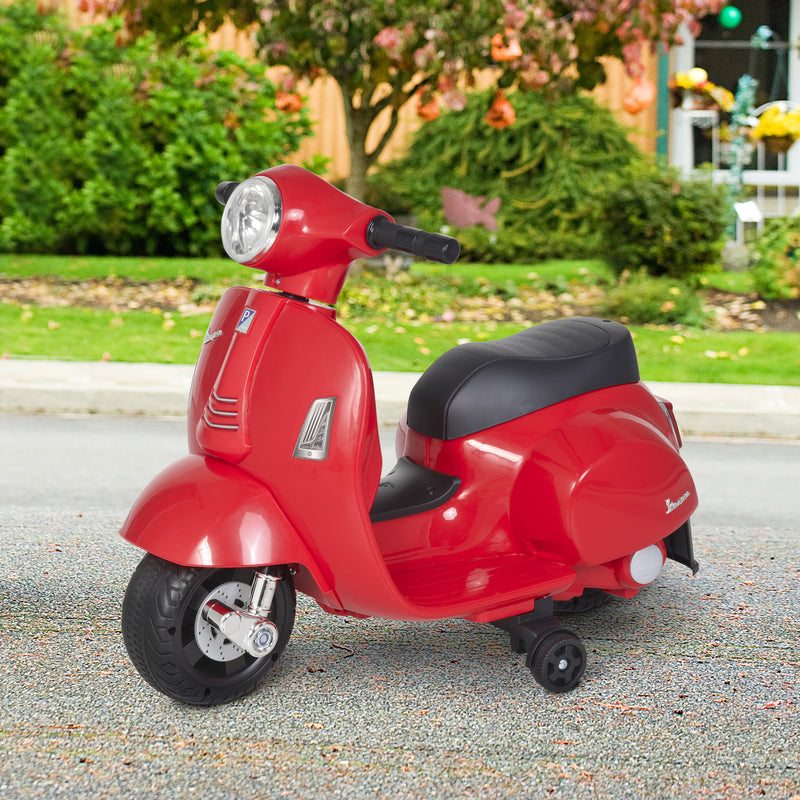 Piaggio Mini Vespa GTS Elettrica 6V  per Bambini Rossa-2