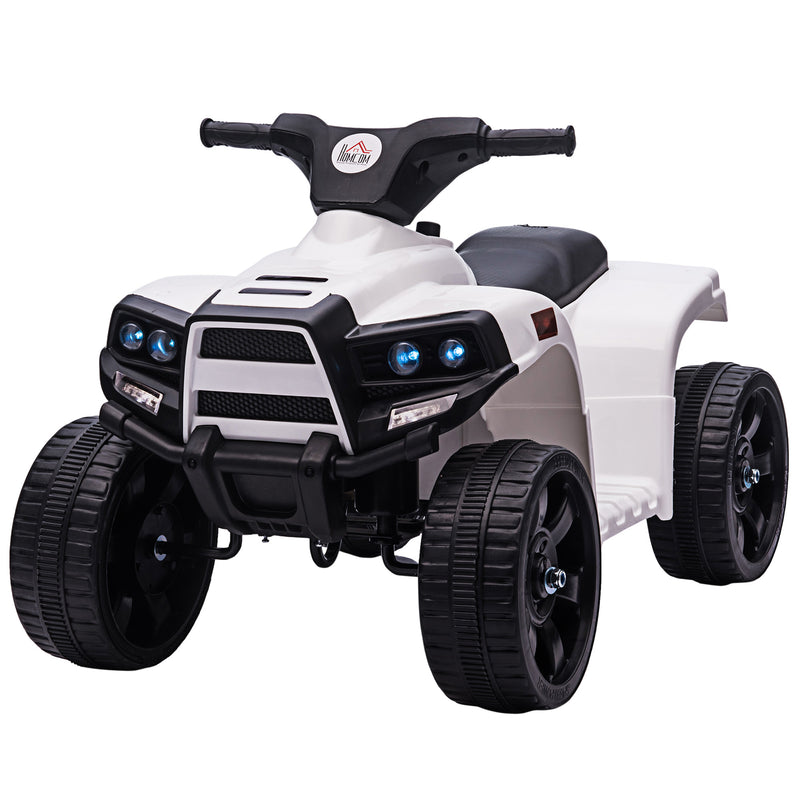 Mini Quad Elettrico per Bambini 6V Nero Bianco-1