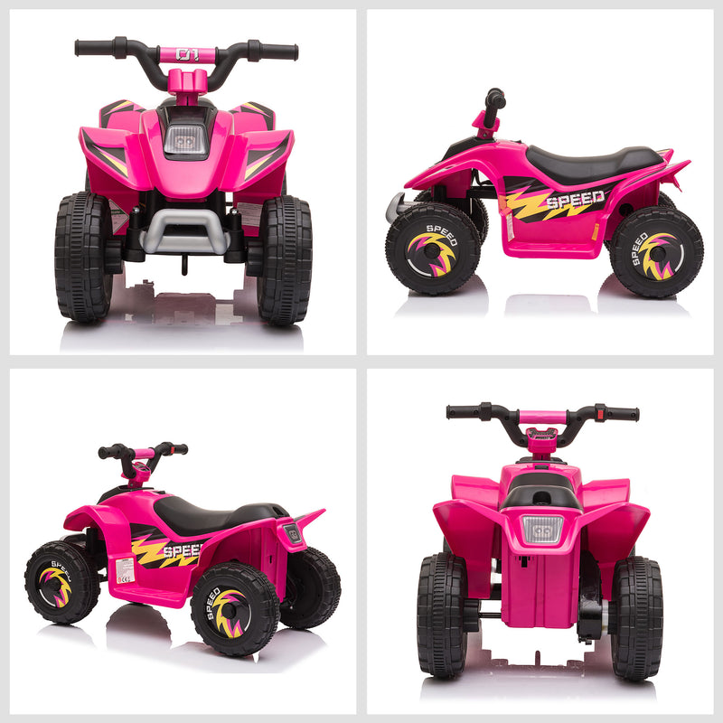 Mini Quad Elettrico per Bambini 6V Rosa-8