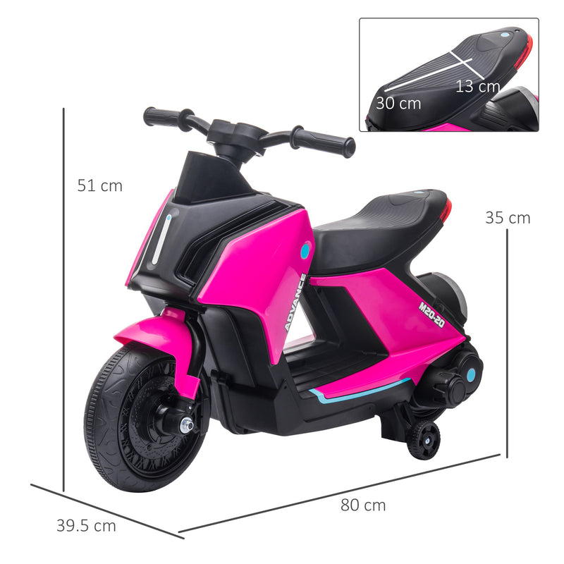 Scooter Elettrico per Bambini 6V Rosa-3