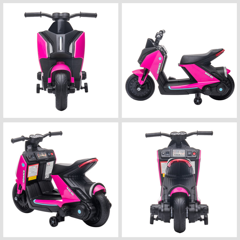 Scooter Elettrico per Bambini 6V Rosa-7