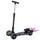 Scooter 3 Räder faltbar für Kinder 62x27x63-81 cm mit Geräuschen und Wasserstrahl Schwarz