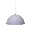 Lampadario in metallo vintage bianco/grigio con attacco cm Ø26xh19-1