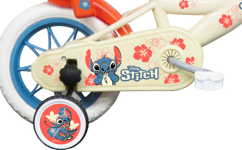 Bicicletta per Bambina 12" 1 Freno Stitch Bianca-4