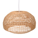 Lampadario in rattan naturale con attaccocm cm Ø50xh30,5-3