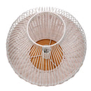 Lampada in rattan bianco con attacco cm Ø30,5xh29,5-4