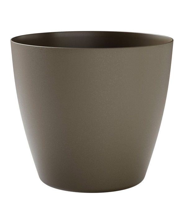 Vaso da Interno e Esterno Ø30x27 cm in Polipropilene Bayon 30 Sand Grigio Tortora sconto