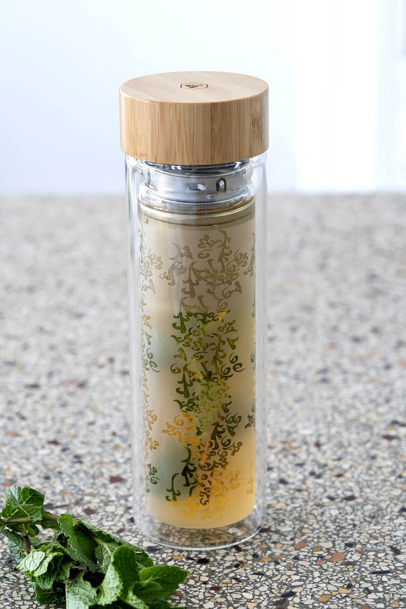 Infusore Erbe per Tisane 450 ml in Vetro-4