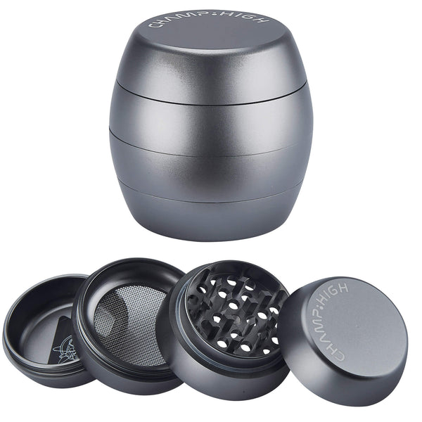 prezzo Grinder Ø40 mm 4 Stufen für Gewürze Kräuter und Tabak Silber