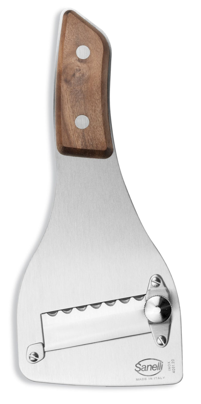 Tagliatartufi con Lama Seghettata 6 cm in Acciaio Inox Manico Legno Sanelli San-Slice-1