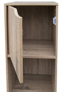 Libreria 2 Ripiani 2 Ante 30x29x120 cm in Legno-4