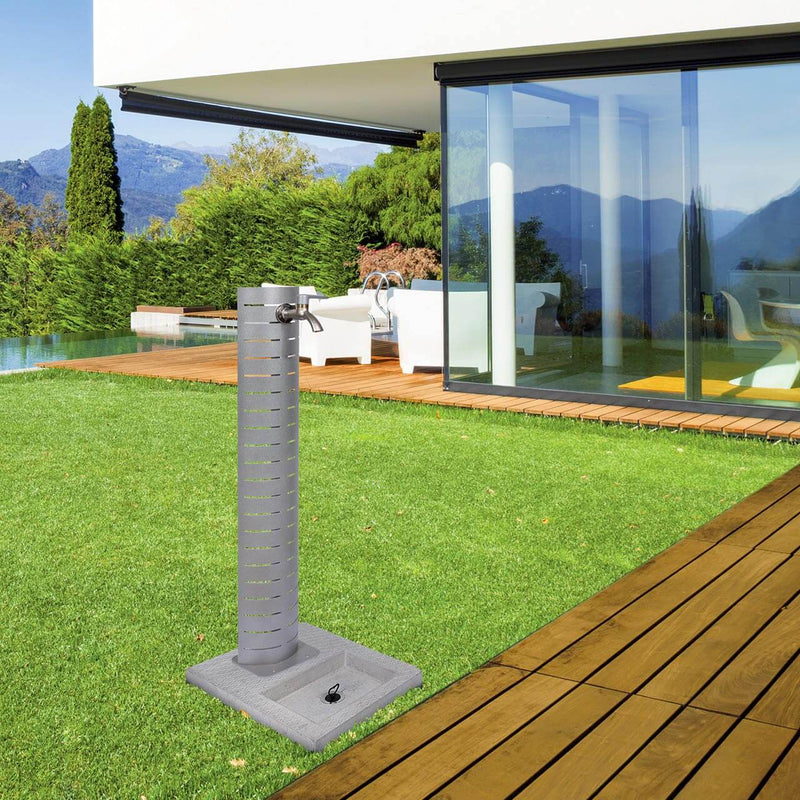 Fontana da Giardino con Rubinetto Belfer 42/CTN Alluminio-3