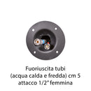 Doccia da Giardino con Miscelatore Belfer 42D2 Acciaio Inox-3