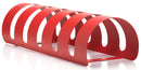 Rastelliera Portabici 5 Posti in Ferro 90x30x23 cm Belfer Bike Rack 42/PB Rosso-2