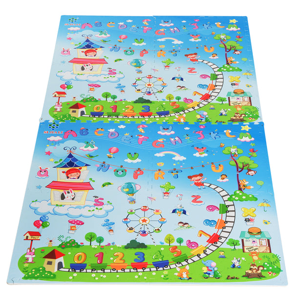 Puzzleteppich für Kinder Fantasy Design 8 Fliesen 61,5x61,5 cm sconto