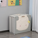 Box Recinto Attività per Bambini 160x152x62 cm  Grigio e Bianco-5