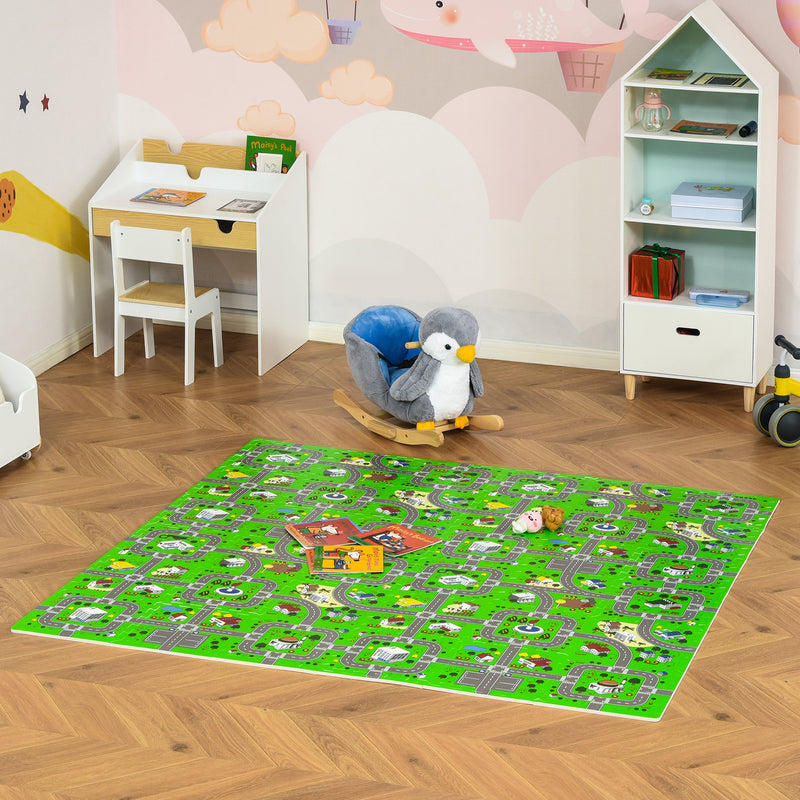 Tappeto Puzzle per Bambini 182,5x182,5 cm in EVA Multicolore-2