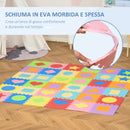 Tappeto Puzzle per Bambini 182,5x182,5 cm in EVA Multicolore-5