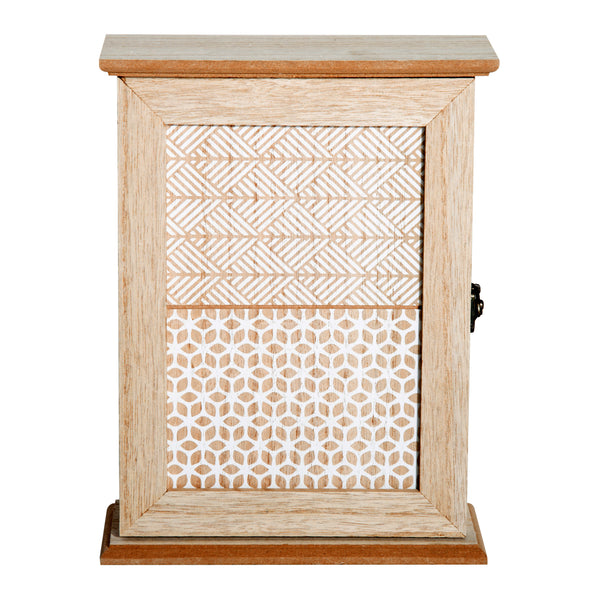 online Scatola Porta Chiavi 20x6,5x26,5 cm  in Legno Decorato