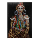 Quadro dipinto africa cm 80x120x3,5-1