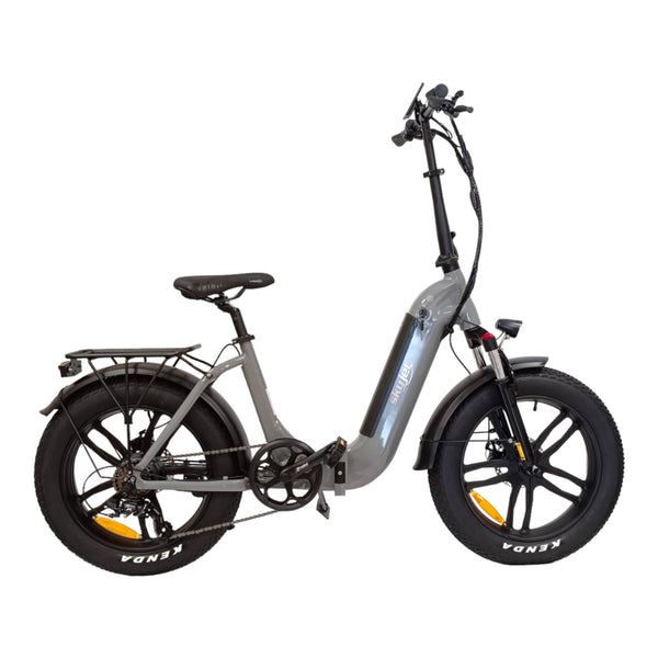 Fat-Bike Bicicletta Elettrica Pieghevole 36V a Pedalata Assistita 20" 250W Grigio Nardò sconto