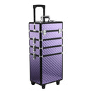 Trolley per Estetista Make Up Trucchi in Alluminio 33,5x23x95 cm  Jam-1