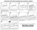 Canalina di Scarico Piastrellabile in Acciaio Inox a Pavimento Bonussi Varie Misure-8