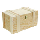 Cassetta portabottiglie 2+2 Posti in pino naturale cm 37x21xh19-1