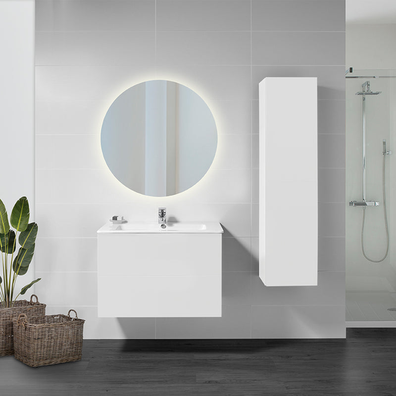 Specchio da Bagno Cassiopea con Illuminazione Led Imballo 1 Pezzo Alluminio e Vetro Emuca-5