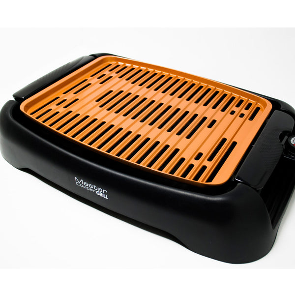 Elektro Griddle Grill 1250W rauchfreier Grill Mediashopping Master Copper sconto