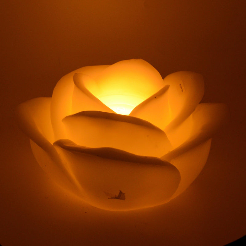 Candela led rosa bianco fontana cm Ø32xh20-3