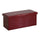 Baule Rettangolare 76x40xh41 cm in Similpelle Rosso