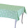 Tovaglia Rettangolare 140x180 cm in Cotone 180 GSM Tessuto Life Verde Acqua