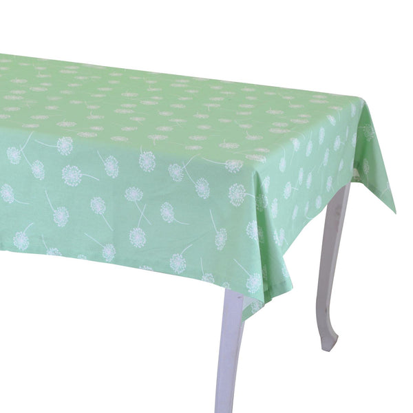 Tovaglia Rettangolare 140x180 cm in Cotone 180 GSM Tessuto Life Verde Acqua sconto