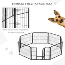 Recinto per Cani Gatti Cuccioli Roditori 8pz 80x60 cm -4