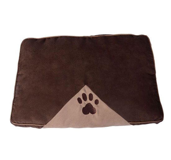 Cuscino Cuccia da Interno per Cani e Gatti Marrone 80x60 cm -1