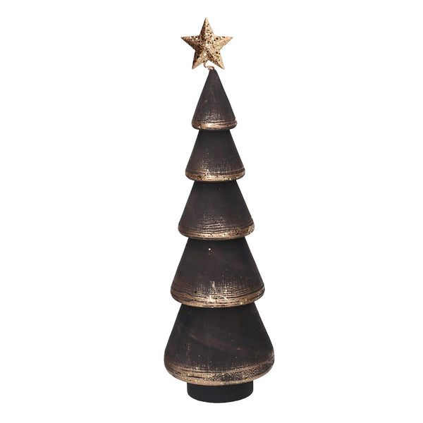 sconto Albero legno nero cm Ø10xh37