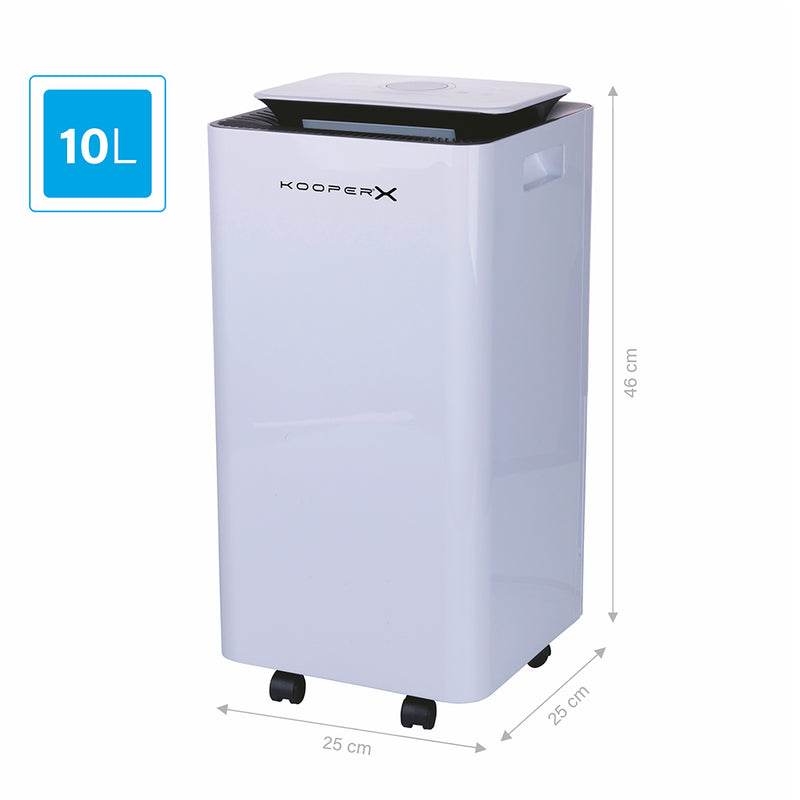 Deumidificatore d’Aria 10 Litri 245W Kooper H2O Bianco-5