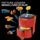 Friggitrice Elettrica ad Aria 1400W 4,8 Litri Kooper Dorè Rossa-7