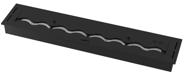 prezzo Bruciatore a Bioetanolo da Incasso 100x20x7,5 cm Black Burner 1000 Nero