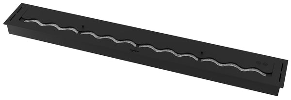 Bruciatore a Bioetanolo da Incasso 150x20x7,5 cm Black Burner 1500 Nero prezzo