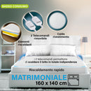 Coperta Termica Elettrica Matrimoniale 120W Kooper Pisola Bianca-6