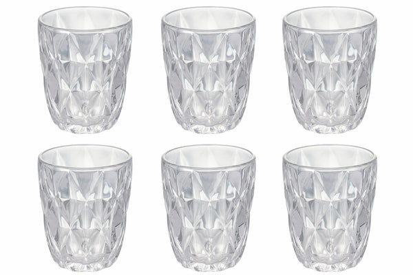 Set mit 6 Wassergläsern aus Glas 260 ml Villa d'Este Home Tivoli Renaissance sconto