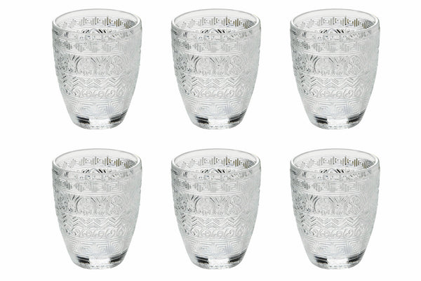 Set mit 6 Wassergläsern aus Glas 280 ml Villa d'Este Home Tivoli Mexico prezzo