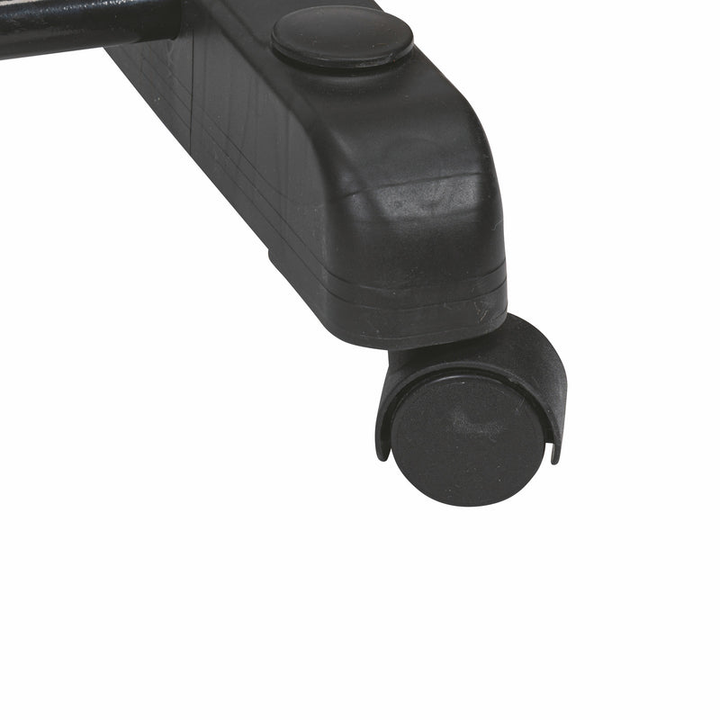 Stender Appendiabiti Singolo 88x43x170 cm in Metallo e Plastica Nero-4