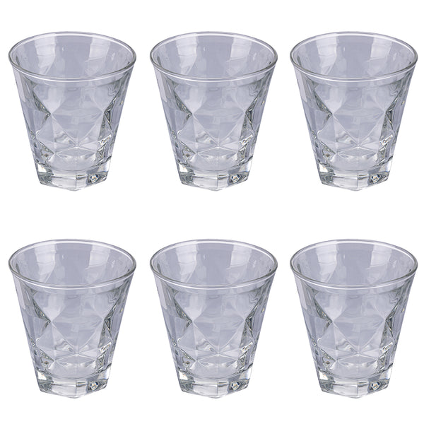 Set mit 6 Acqua Glace Charm Gläsern in transparentem Villa d'Este Home Tivoli Glas sconto