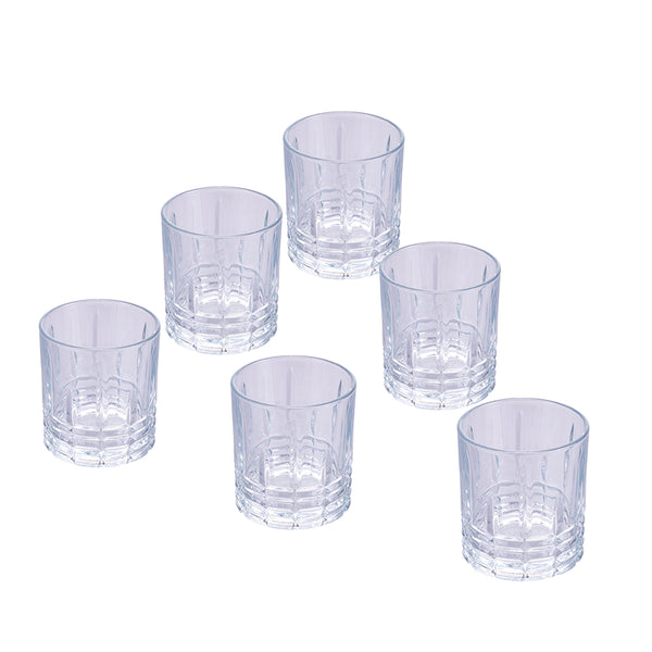 Set mit 6 Wassergläsern Glace Classic in Transparent Villa d'Este Home Tivoli Glas sconto