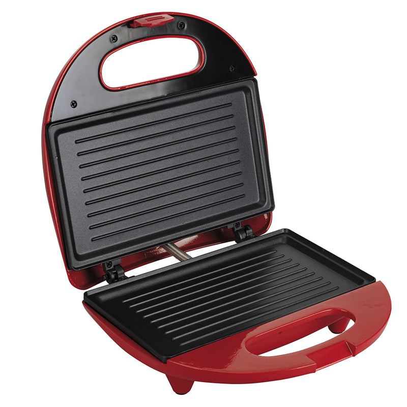 Tostiera Grill Elettrica 750W Kooper Tasty Rossa-2