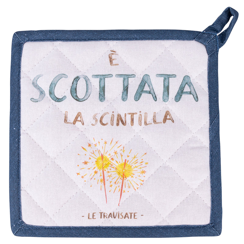 Set 3 Presine 20x20 cm in Cotone Villa D’este Home Tivoli Le Travisate Bianco-4