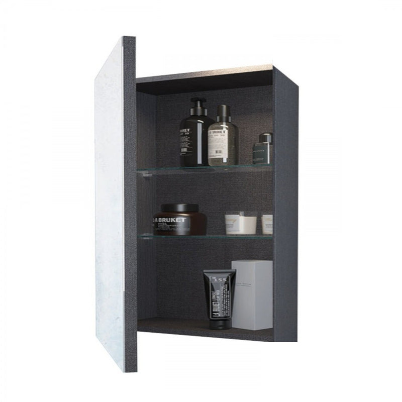 Mobile Bagno Sospeso 60 cm Lavabo e Specchio Bonussi Fenice Rovere Farnia-4